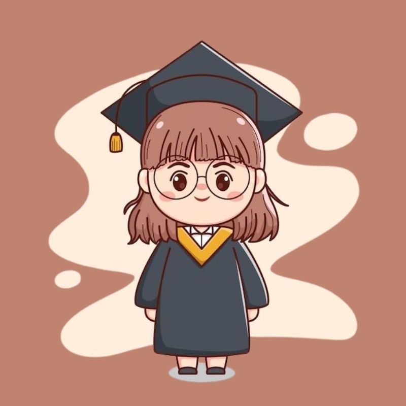 Avatar học tập cute và chibi đáng yêu 2