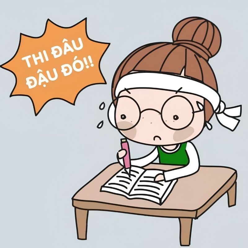 Avatar học tập cute và chibi đáng yêu 8