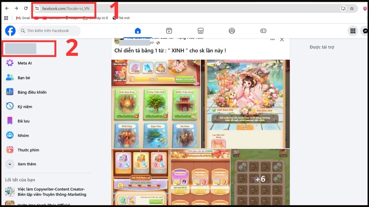 ài đặt ảnh đại diện sắc nét không bị vỡ trên Facebook bước 1