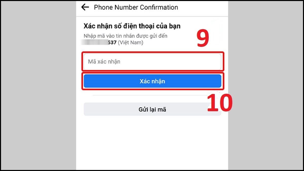 Thêm số điện thoại của bạn và bật bảo mật 2 lớp Facebook bước 3