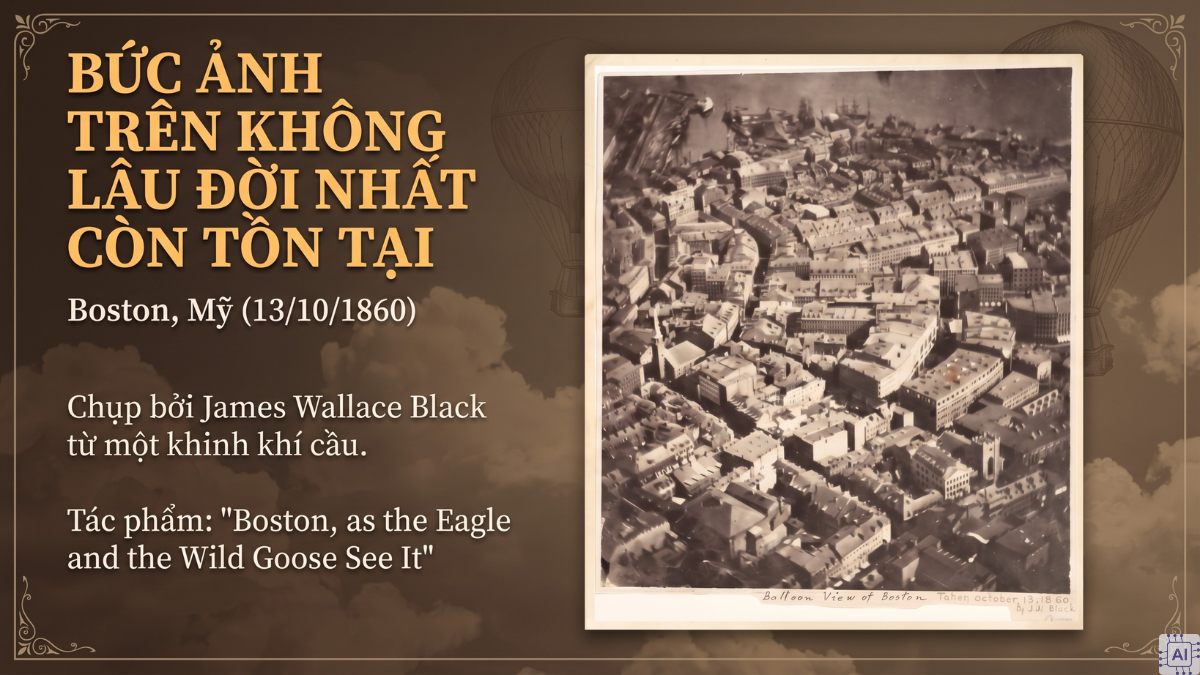 Bức ảnh trên không lâu đời còn tồn tại