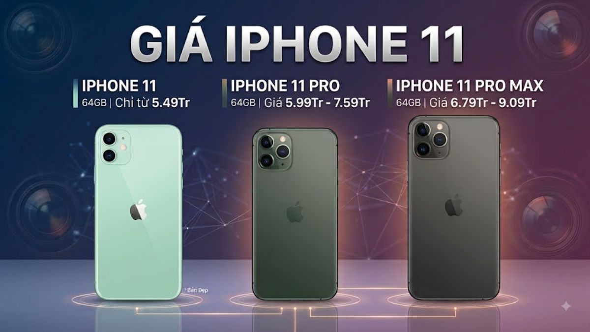 Giá các dòng iPhone 11 hiện nay