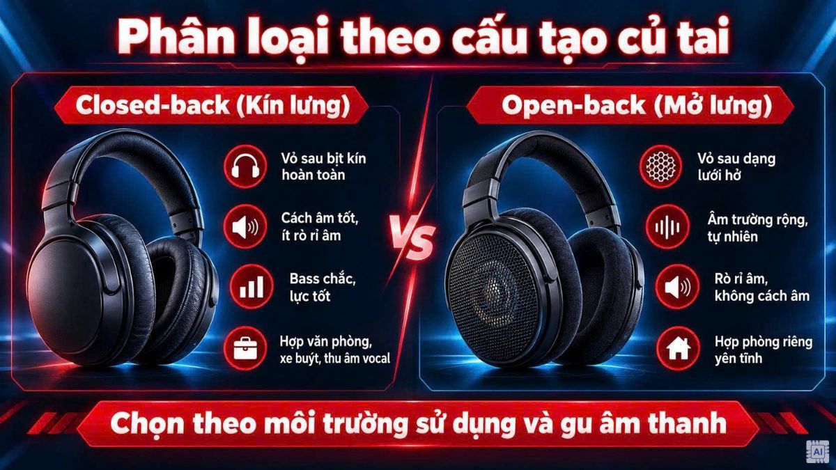 Phân loại theo cấu tạo củ tai