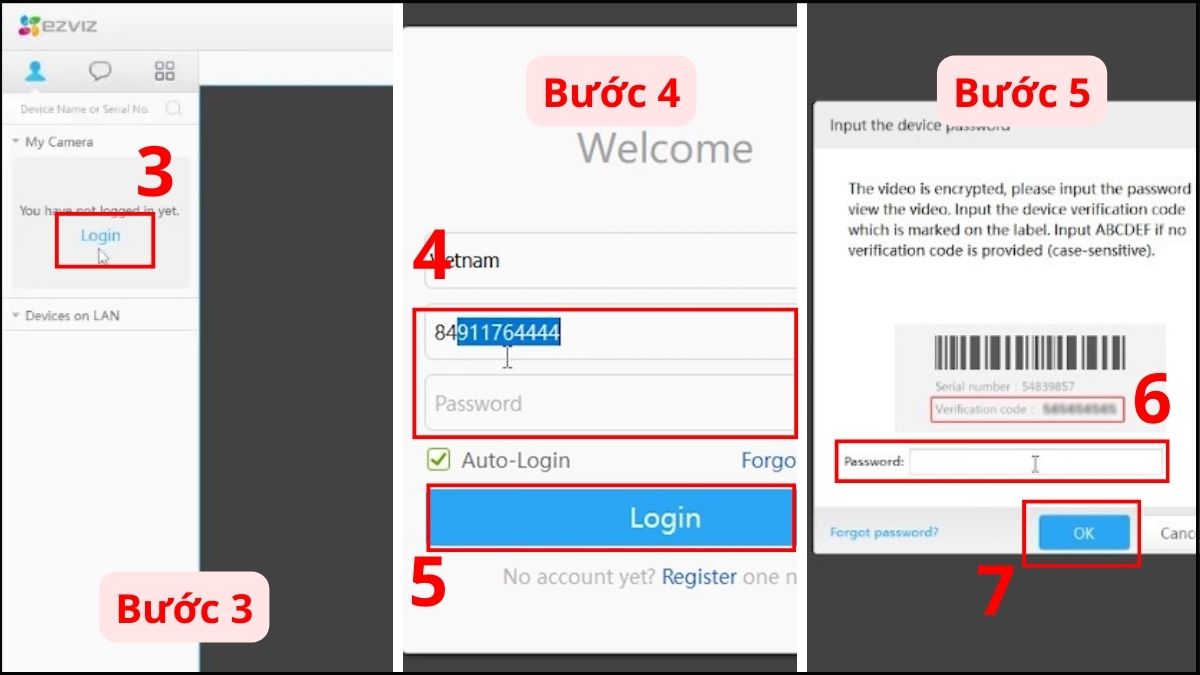 Cách cài đặt camera EZVIZ trên máy tính, laptop bước 3