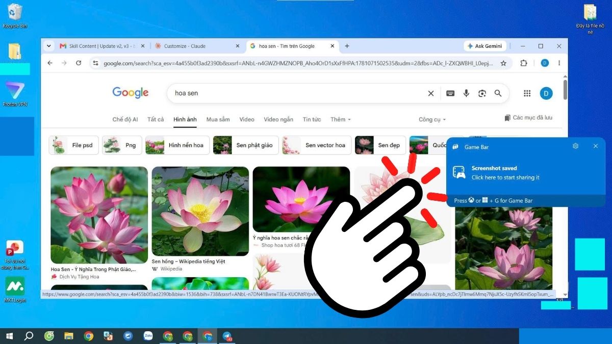 công cụ chụp màn hình có sẵn trên Win 10 Xbox Game Bar bước 2