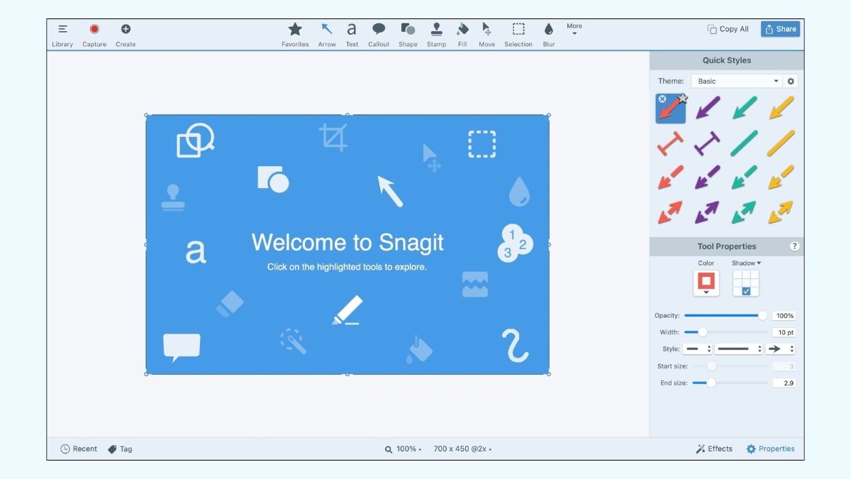 Phần mềm chụp màn hình Snagit