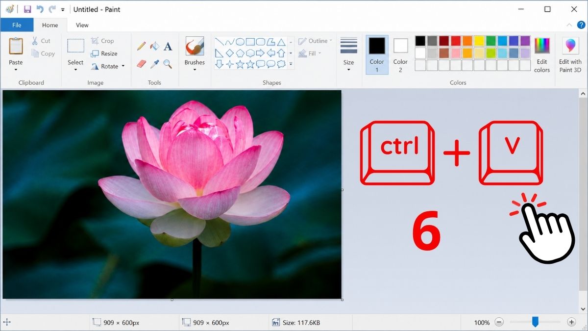 Cách chụp màn hình Win 10 bằng phím Print Screen bước 3