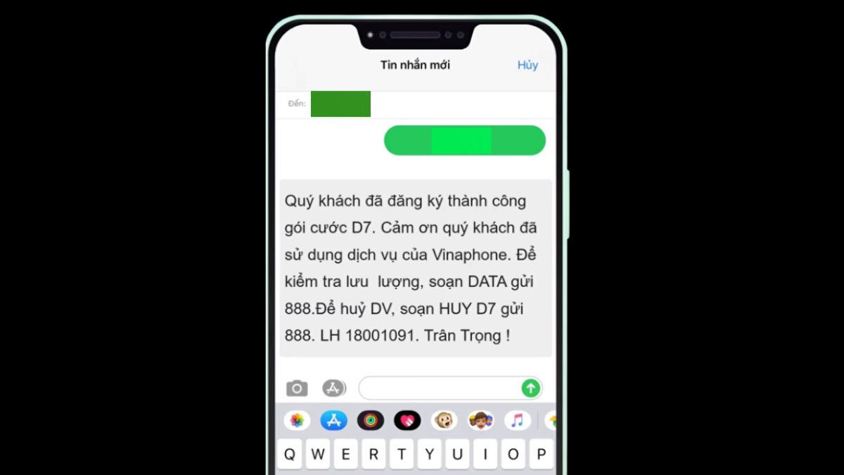 Cú pháp đăng ký 4G VinaPhone 1 ngày nhanh chóng bước 3