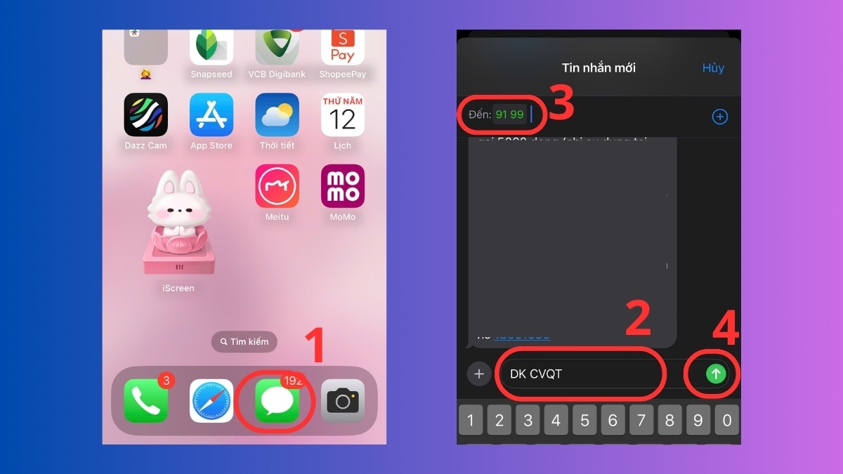Cách đăng ký chuyển vùng quốc tế MobiFone qua tin nhắn SMS