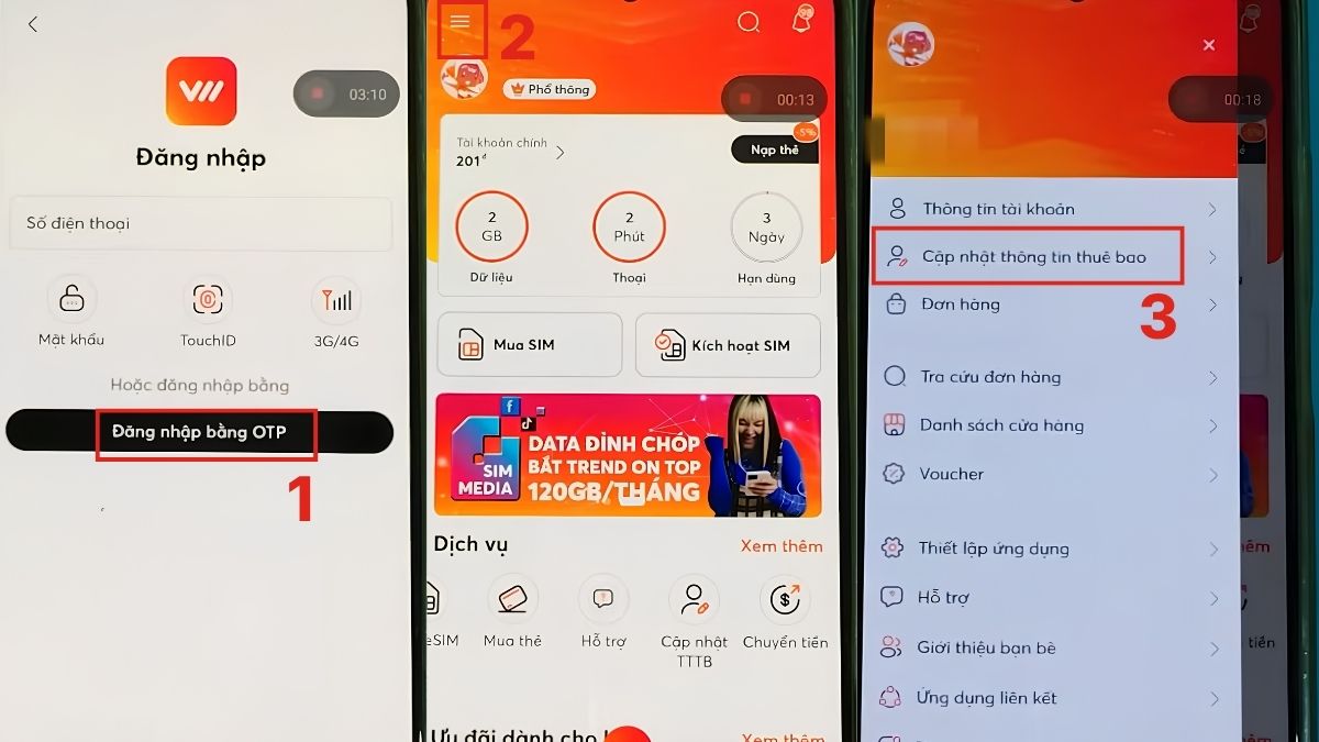 Đăng ký SIM online tại nhà qua Vietnamobile