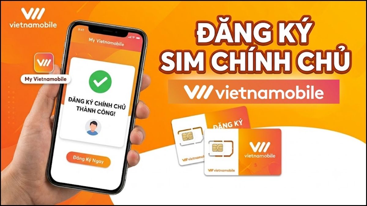 Cách đăng ký sim chính chủ vietnamobile online tại nhà