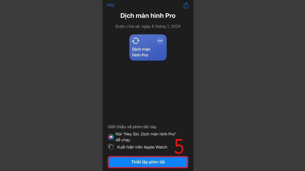 Mẹo dùng Phím tắt để dịch màn hình bước 3