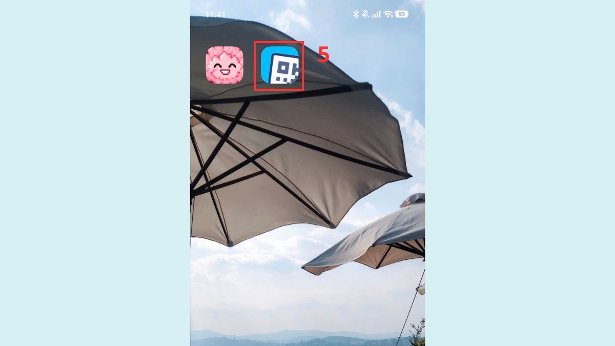 Cách đưa mã QR dạng website ra màn hình chính bằng Chrome bước 3