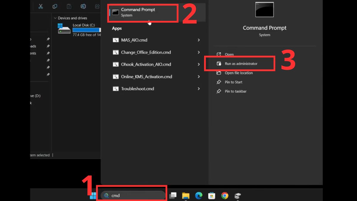 Cách sửa lỗi thẻ nhớ không format được bước 1