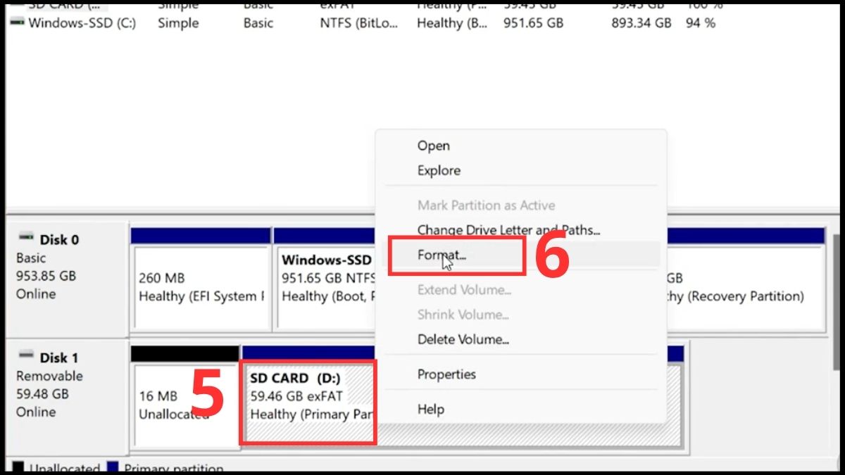 Hướng dẫn định dạng thẻ nhớ trên Windows bước 3