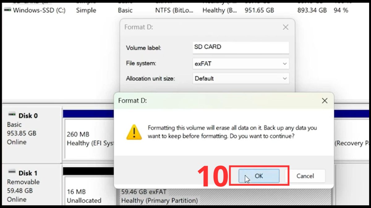 Hướng dẫn định dạng thẻ nhớ trên Windows bước 5