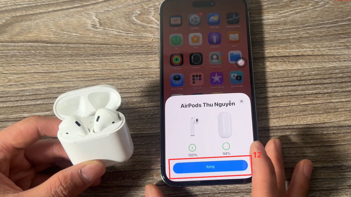 Cách kết nối AirPods 4 với iPhone khác bước 4