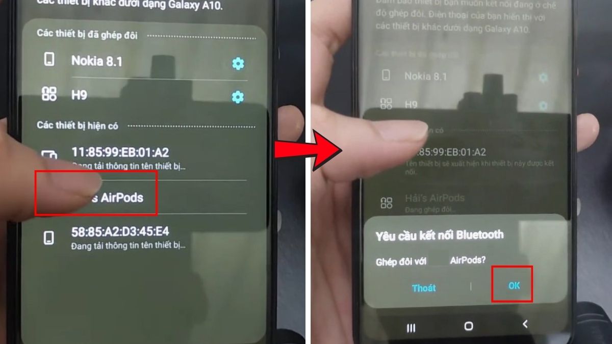 Cách kết nối AirPods 4 với Android bước 4