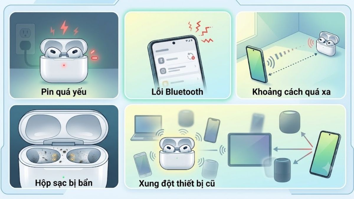 Vì sao AirPods 4 không hiện trên Bluetooth Android