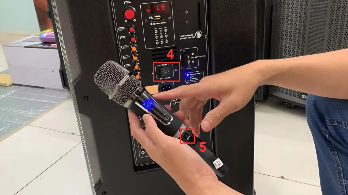 Cách khắc phục lỗi loa kéo không bắt được tần số micro