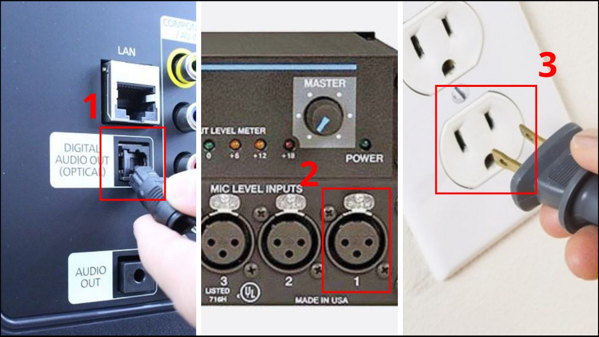 cách kết nối micro không dây với tivi Samsung bước 1