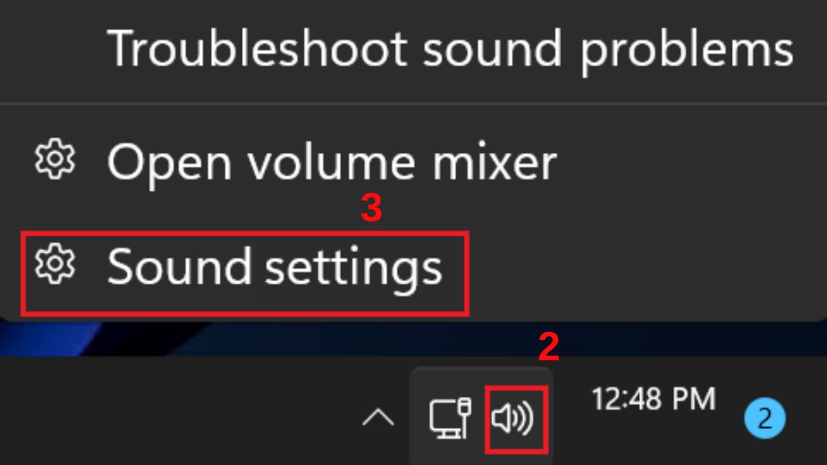 kết nối tai nghe có dây trên laptop Windows bước 2