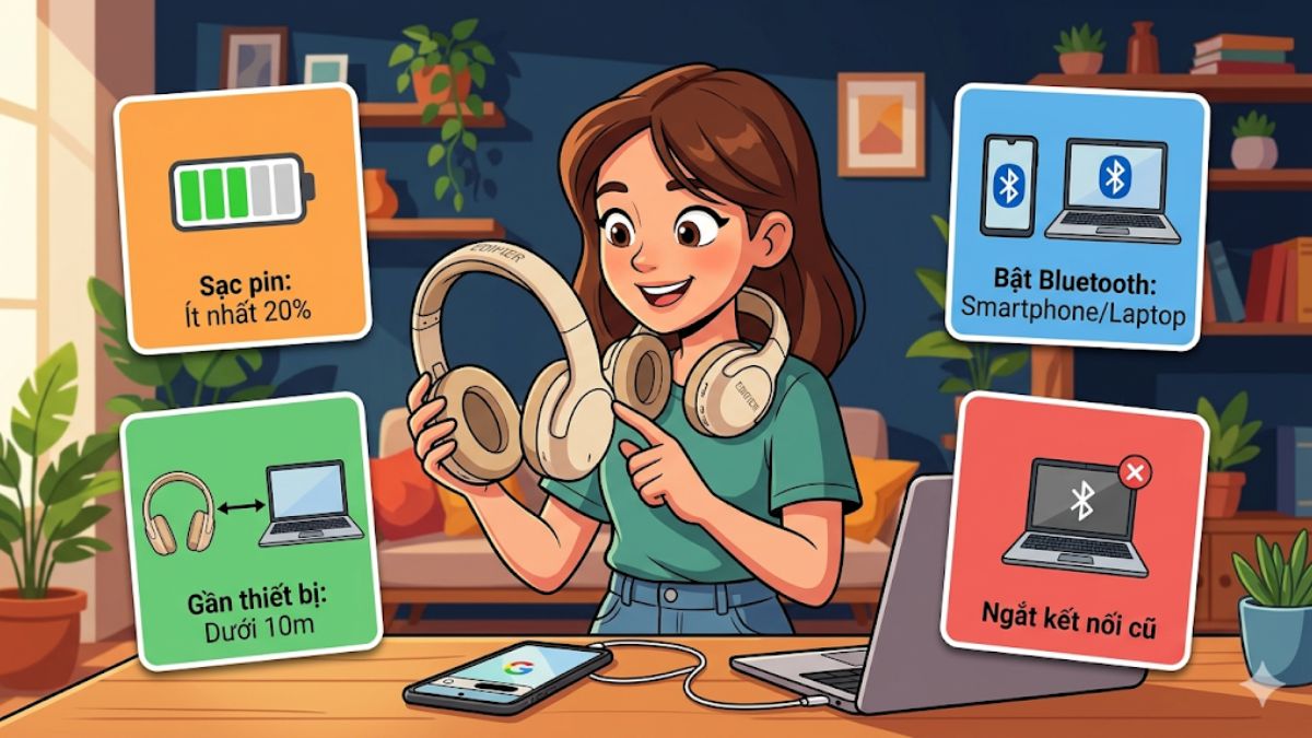 Lưu ý quan trọng trước khi kết nối Edifier W820NB Plus