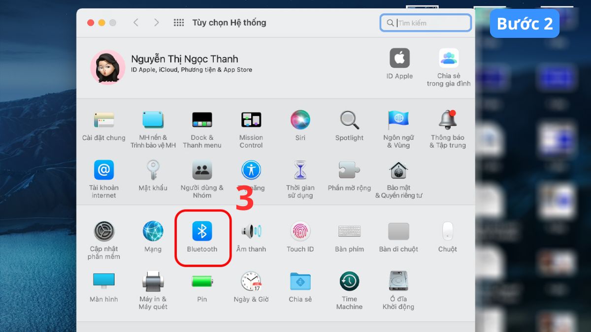 Cách kết nối tai nghe Edifier W820NB Plus với Macbook bước 2