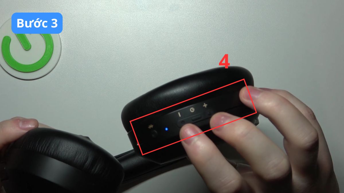 Cách đưa tai nghe Edifier W820NB Plus vào chế độ Ghép đôi bước 3