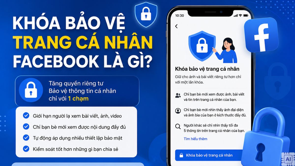 Khóa bảo vệ trang cá nhân Facebook là gì