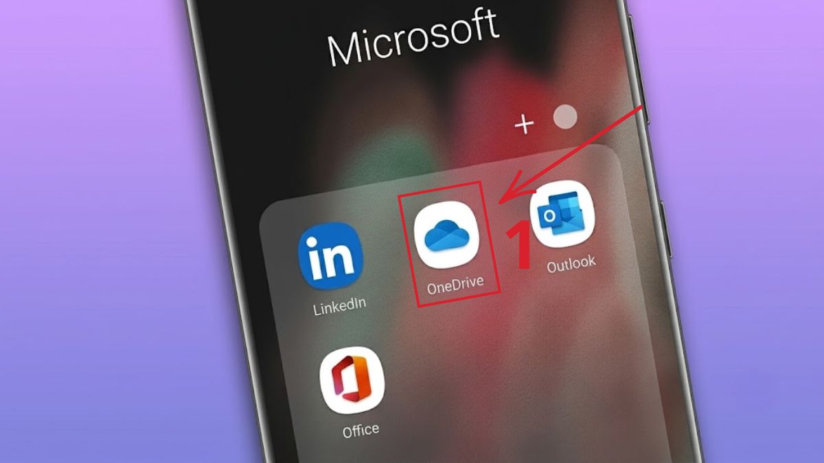 Khôi phục ảnh sau khi reset máy Android bằng OneDrive bước 1