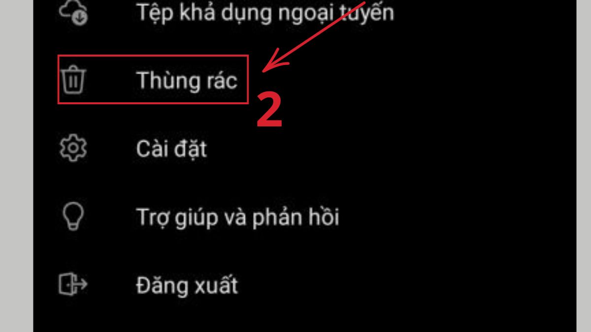 Khôi phục ảnh sau khi reset máy Android bằng OneDrive bước 2