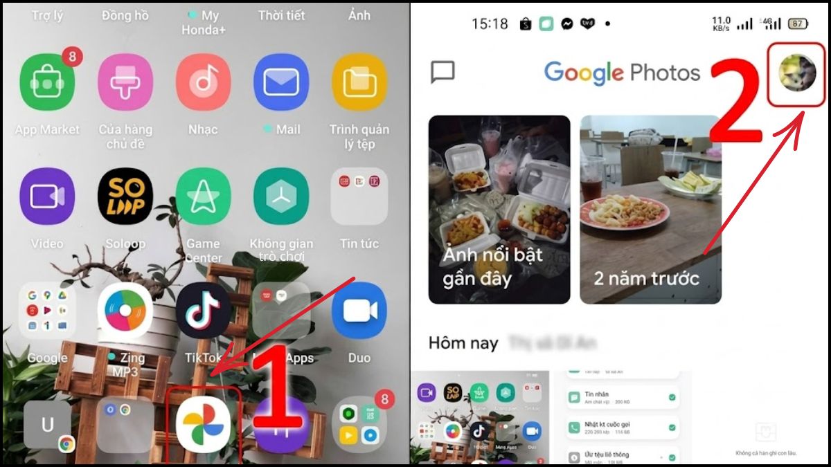Làm gì để tránh mất ảnh khi reset Android lần sau bước 1