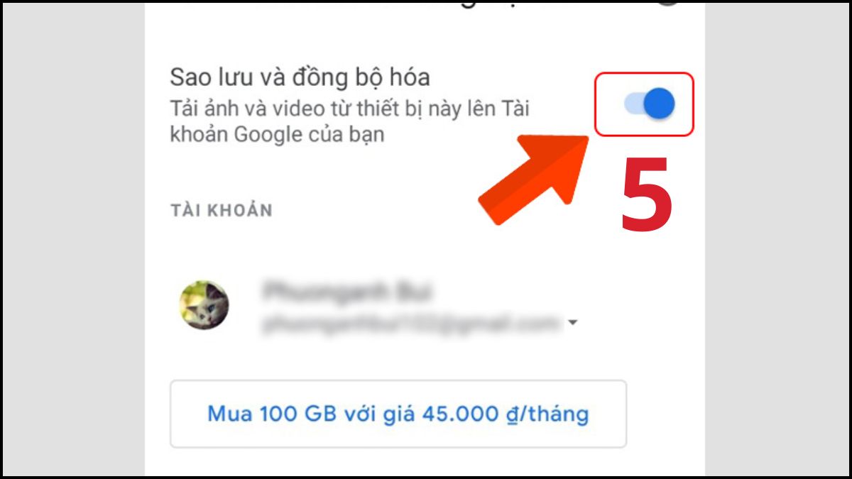 Làm gì để tránh mất ảnh khi reset Android lần sau bước 3