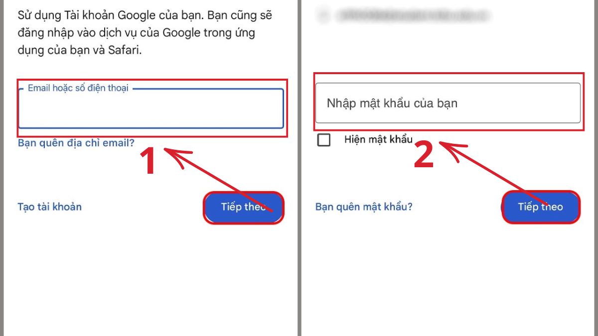 Cách Khôi phục dữ liệu từ tài khoản Google bước 1
