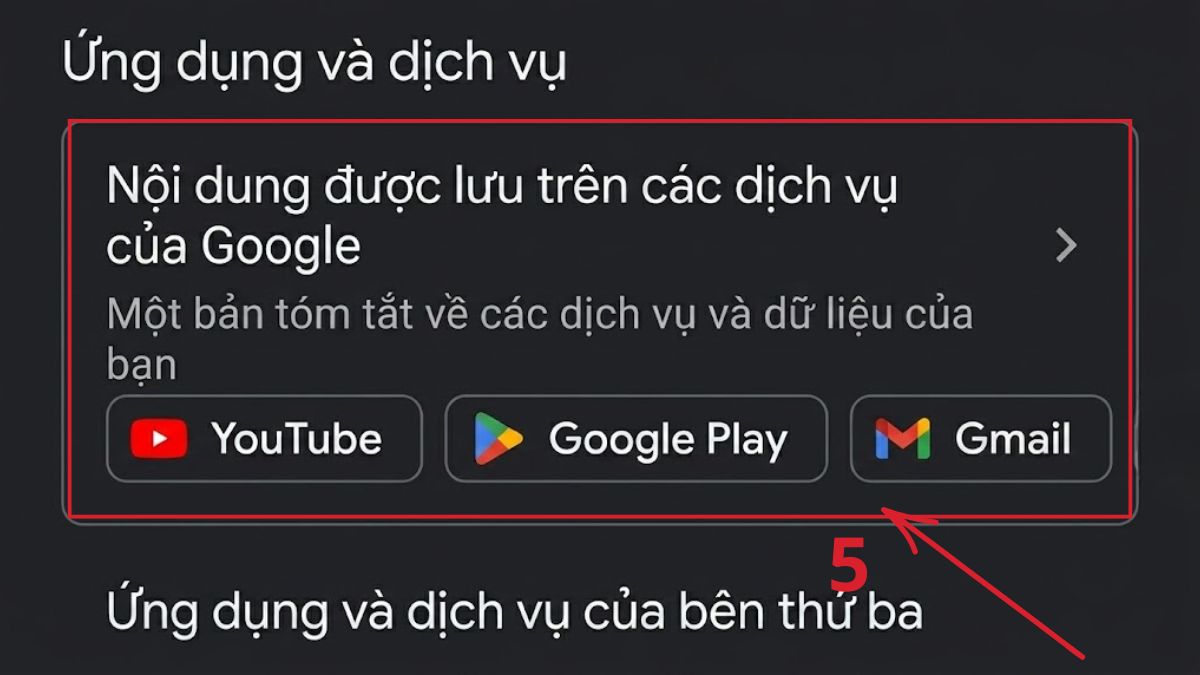 Cách Khôi phục dữ liệu từ tài khoản Google bước 3