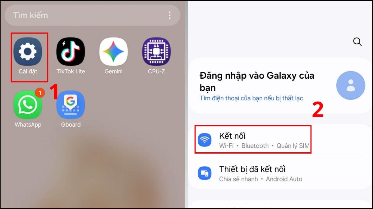 Cách kiểm tra SIM có hỗ trợ 5G không trên Android bước 1