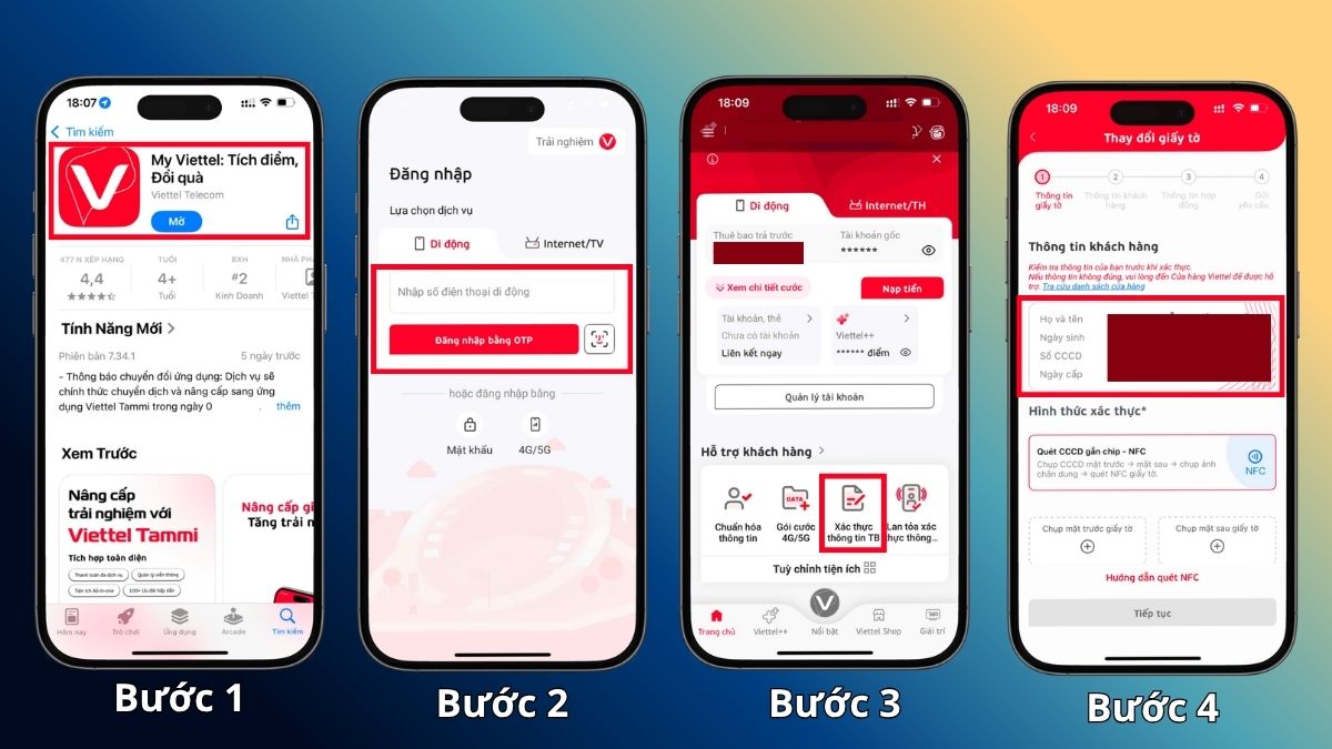 Tra cứu qua ứng dụng My Viettel