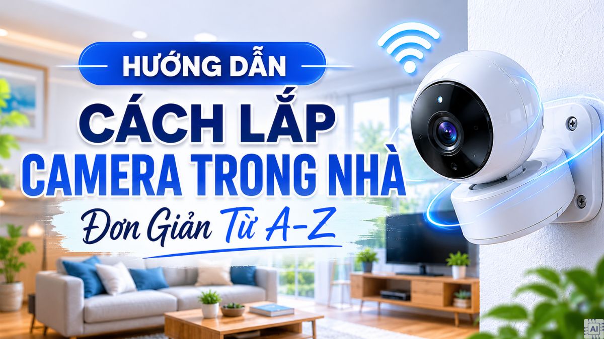 Hướng Dẫn Cách Lắp Camera Trong Nhà Đơn Giản Từ A-Z