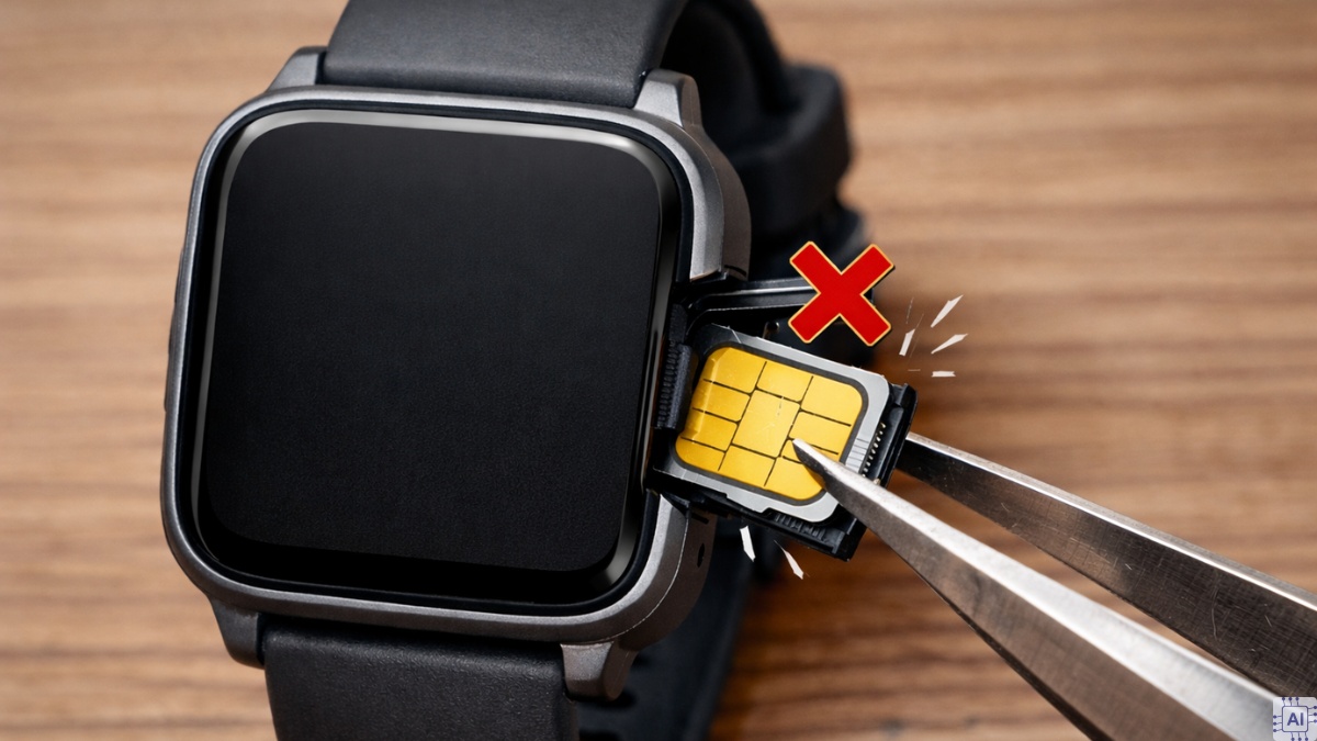 Những lỗi thường gặp khi lắp SIM đồng hồ thông minh và cách khắc phục