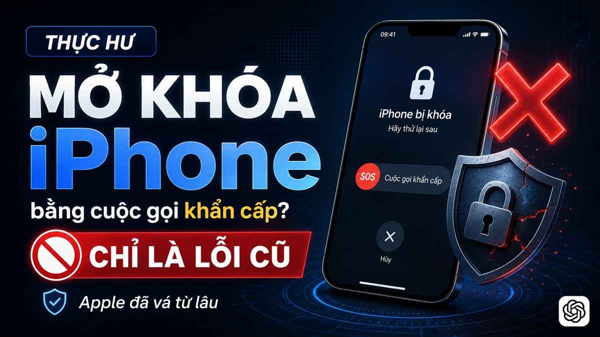 Thực hư cách mở khóa iPhone bằng cuộc gọi khẩn cấp