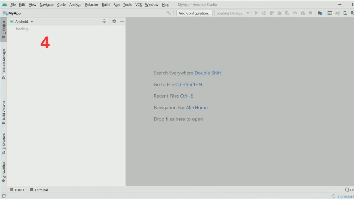 Cách Import Project vào Android Studio bước 3