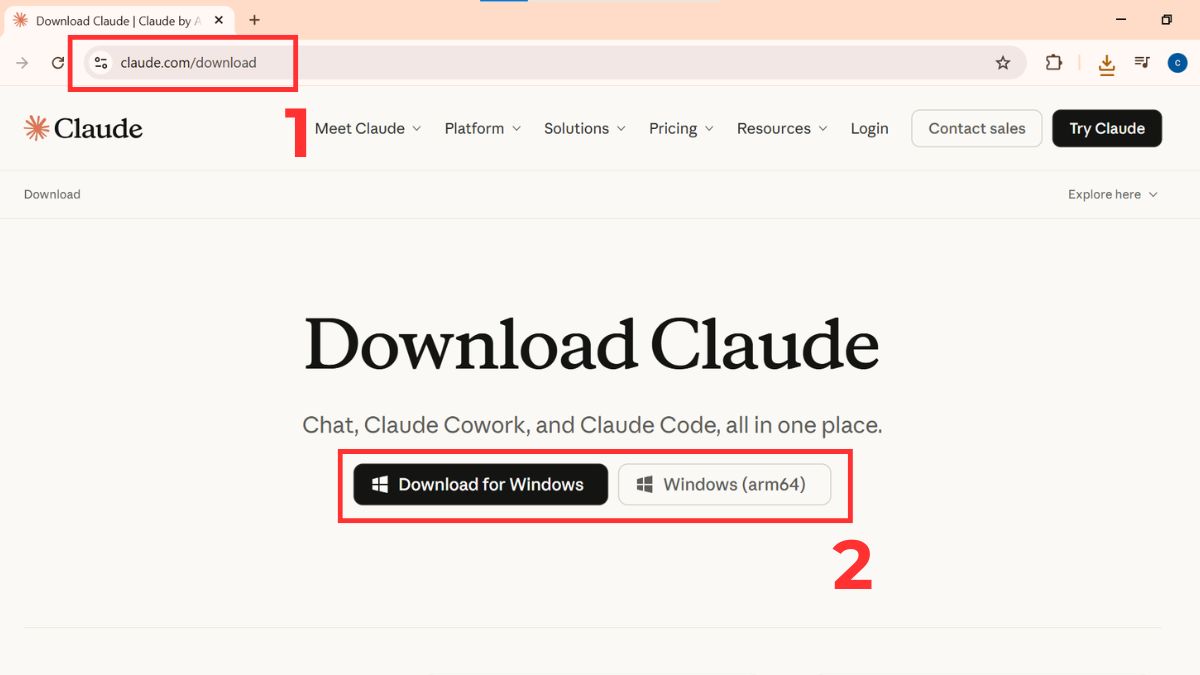 Hướng dẫn cách thiết lập Claude Cowork nhanh chóng bước 1
