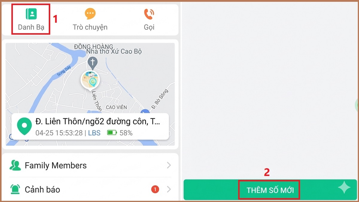 Cách cài đặt định vị trên đồng hồ của trẻ bước 3