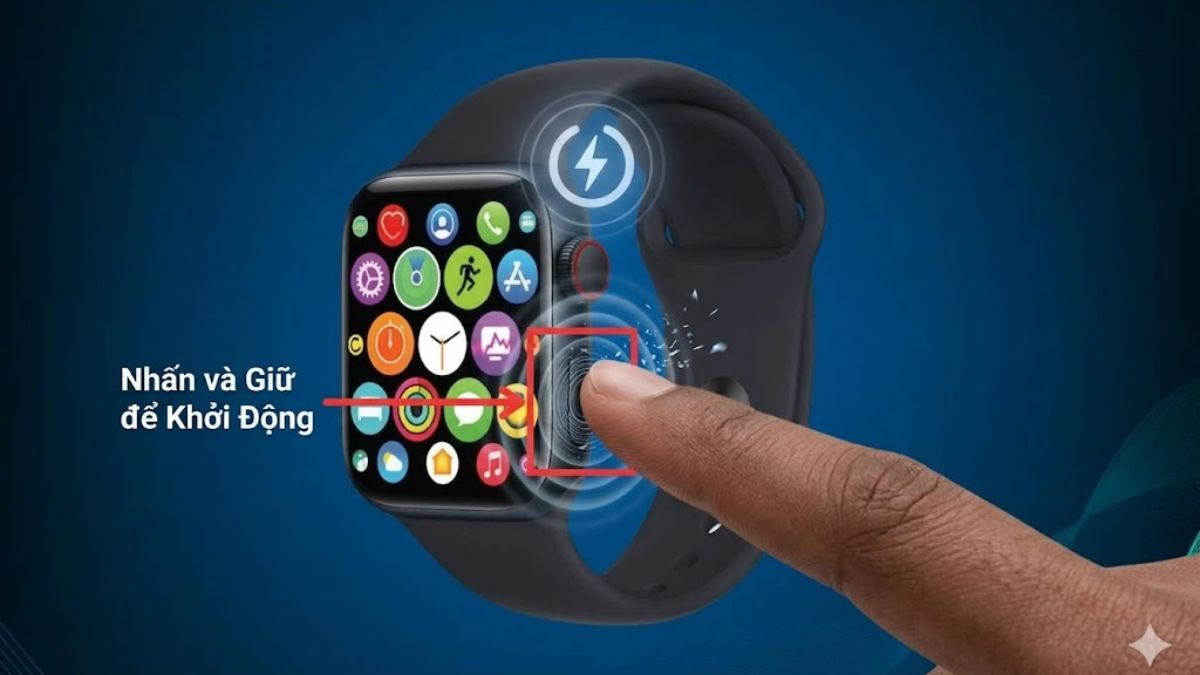 Cách khởi động đồng hồ T800 Pro Max