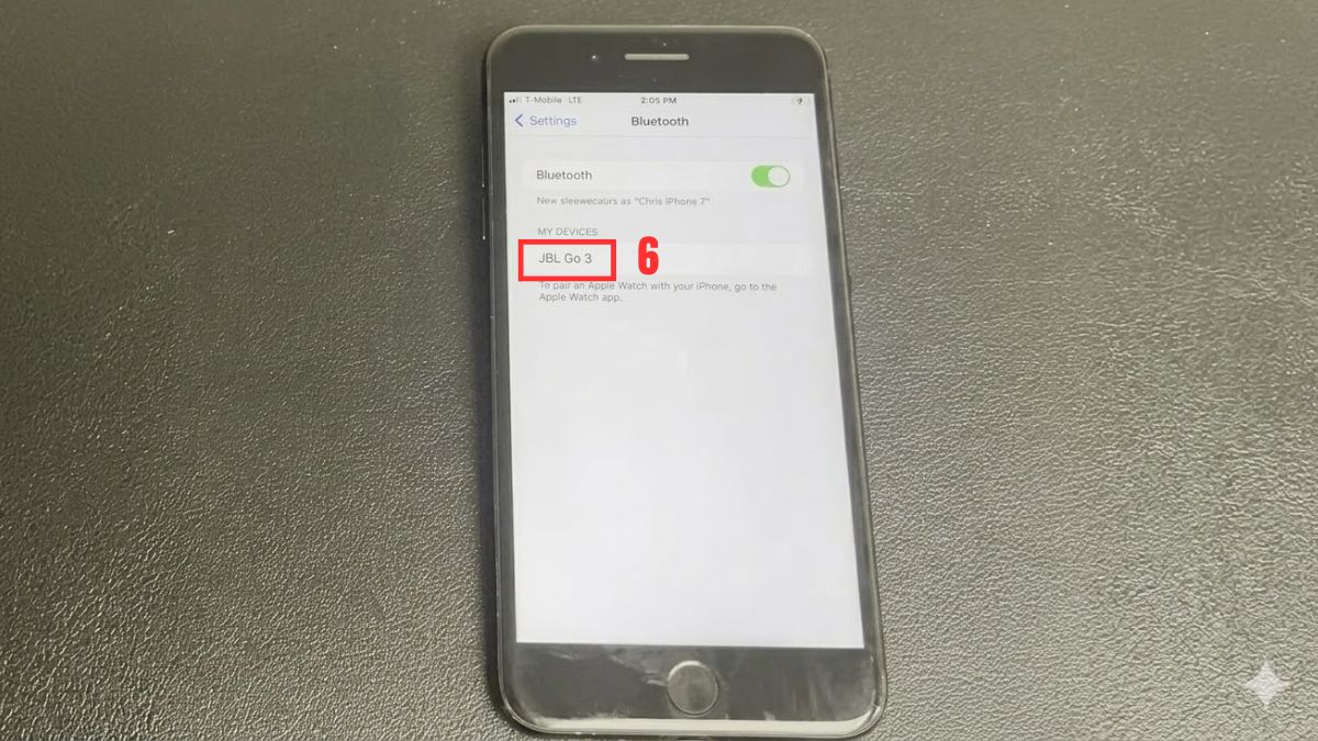Cách kết nối loa JBL với điện thoại bước 4