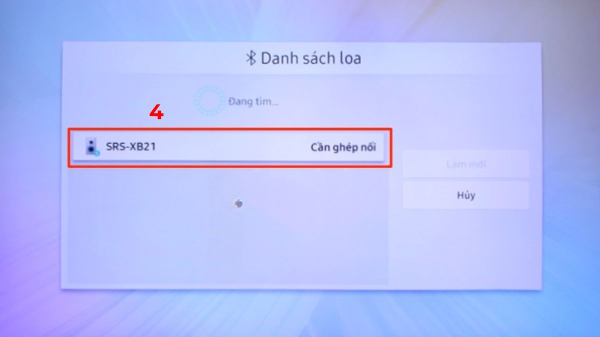 Cách sử dụng micro karaoke Bluetooth với TV và loa ngoài bước 3