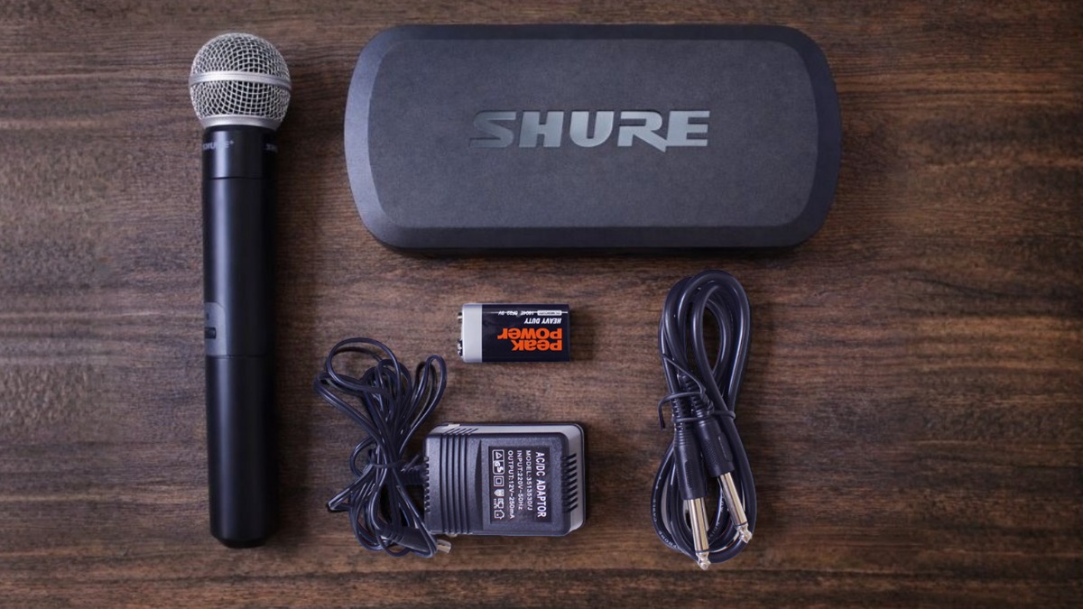 Hướng dẫn sử dụng micro không dây Shure bước 1