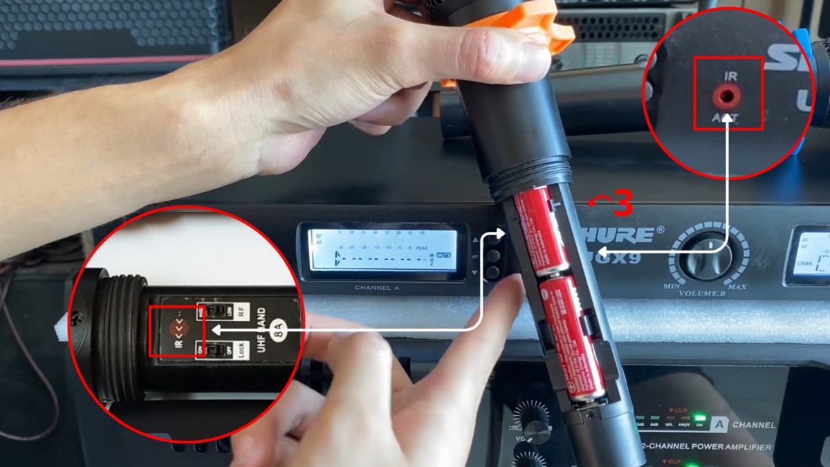 Cách dò sóng và đồng bộ tần số IR bước 3