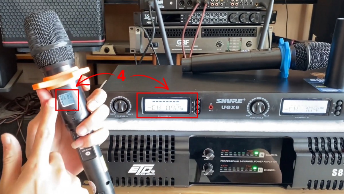 Cách dò sóng và đồng bộ tần số IR bước 4